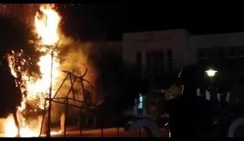 Alegados fanáticos de las Aguilas incendian pinos del Pilar Francisco Del Rosario Sánchez