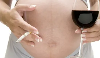 Los efectos del alcohol y el tabaco durante el embarazo