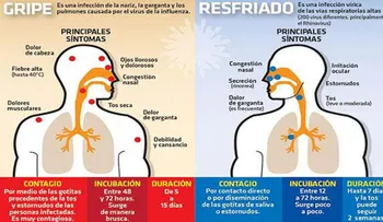Cómo saber si es una gripe o un resfriado