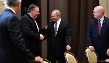 Mike Pompeo y Vladimir Putin acordaron "desbloquear" la solución política en Siria