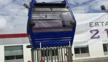 Exhiben primera cabina de 219 que tendrá el "Teleférico Santo Domingo"