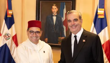 Presidente Abinader se reúne con ministro Exteriores Reino de Marruecos