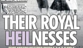 Las polémicas imágenes de la reina Isabel haciendo el saludo nazi