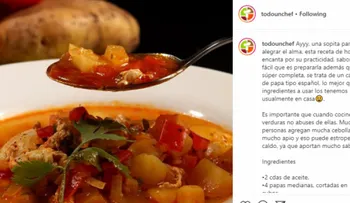 Una rica sopa para subir la defensa en cuarentena