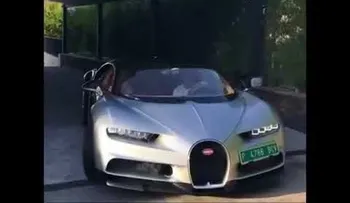 Cristiano Ronaldo presenta a su "nuevo animal"; un Bugatti Chiron valorado en 2,5 millones de euros