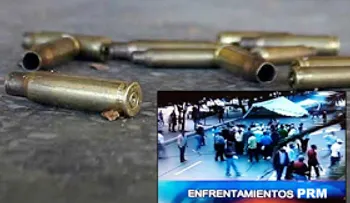 Enfrentamiento a trompadas y botellazos deja cuatro heridos en actividad PRM 
