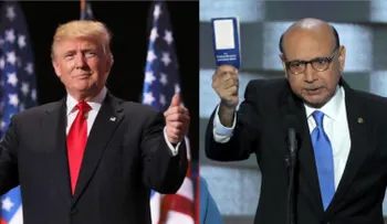 ¿Cruzó Trump una línea roja en su controversia con los padres de un soldado musulmán caído?