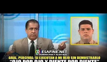 Percibal Peña advierte actuará "ojo por ojo y diente por diente", si matan a su hijo sin someterlo a la Justicia (VIDEO)