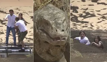 Arenas movedizas y un falso dragón de Komodo: la aterradora cámara oculta a un jugador de la Premier League