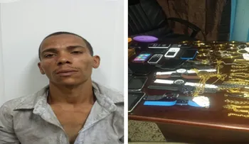 Policía apresa hombre acusado de robar en establecimientos comerciales y casas habitadas