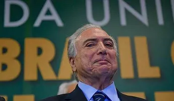 Temer llega al Congreso para prestar juramento como presidente de Brasil