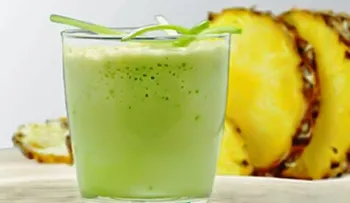 Cómo perder peso con este delicioso batido de apio y piña