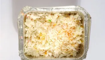 Una rica alternativa de arroz blanco al horno