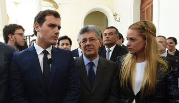 Albert Rivera no pudo ver a Antonio Ledezma y a Daniel Ceballos
