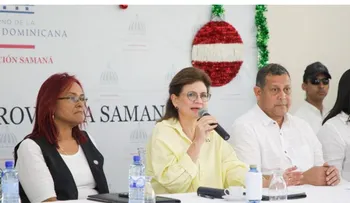 Vicepresidenta Raquel Peña dispone asistencia para afectados por lluvias en Samaná