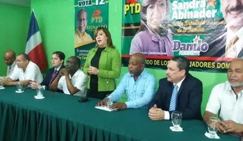 PTD respalda a la candidata a diputada por el PLD Sandra Abinader