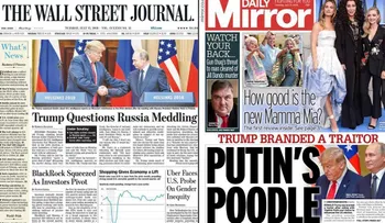 Trump, â??el perrito de Putinâ?: así reaccionó la prensa internacional a la cumbre entre Estados Unidos y Rusia