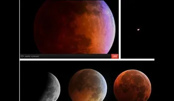 Asi se vio la luna roja en Mexico (Video)