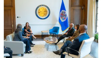 Ricardo de los Santos y OEA tratan cooperación antidrogas