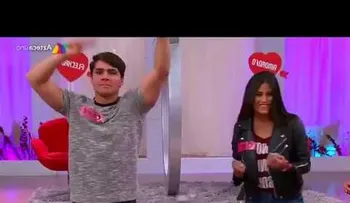 El momento exacto del sismo en México durante un programa de enamorados