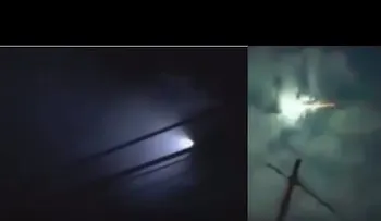 Un VIDEO falso de la luz durante un terremoto se hace viral 