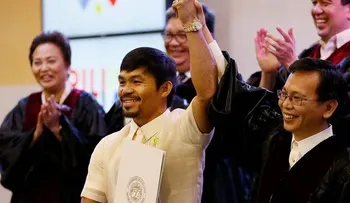 Pacquiao ingresa al Senado de su natal Filipinas