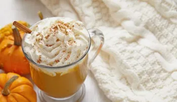 Rico y delicioso latte de auyama