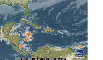 Para hoy se mantienen las temperaturas agradables, chubascos y oleaje peligroso