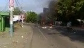 Un hombre herido durante protesta en Moca