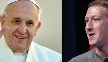 El papa Francisco se reúne con Mark Zuckerberg