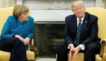 Angela Merkel y Donald Trump: el confuso e incómodo momento entre ambos