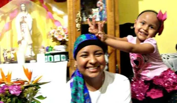 La dulce historia de la niña de 5 años que inspiró un invento para pacientes con cáncer