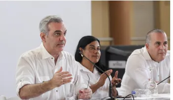 Abinader presenta soluciones viales, agrícolas y de agua potable para comunidades de Nagua