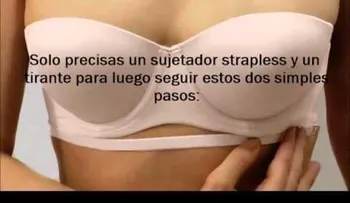 Una gran SOLUCION para que tu sostén sin tirantes se mantenga en su lugar! (VIDEO)
