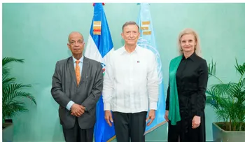 Roberto Álvarez se reúne con la ONU por Haití