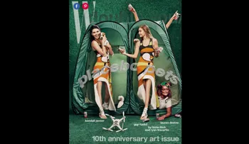 W Magazine le "borró" las rodillas a Gigi Hadid y Kendall Jenner