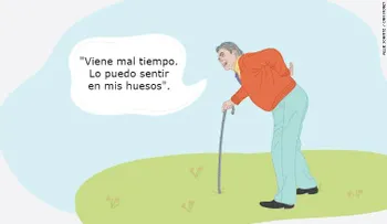 ¿Significa el sentir dolor que va a llover?