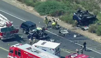Choque de 16 vehículos en California deja dos muertos