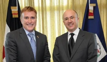Embajador Brewster y Domínguez Brito hablan de corrupción y narcotráfico