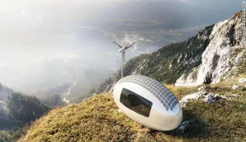 Una casa en forma de huevo, alimentada por la luz del sol y el aire, te permite vivir en cualquier lugar