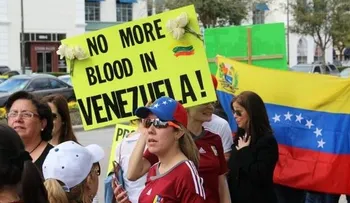 Venezolanos en EEUU se movilizan contra Nicolás Maduro