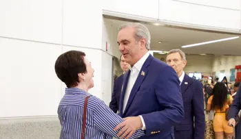 Abinader fue recibido en EEUU por Sonia y Jesús Vásquez