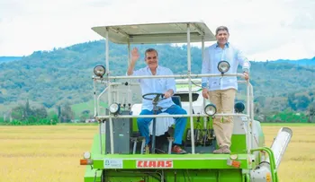 El presidente Luis Abinader inicia la cosecha de arroz 2022 y destaca la autosuficiencia alimentaria del país