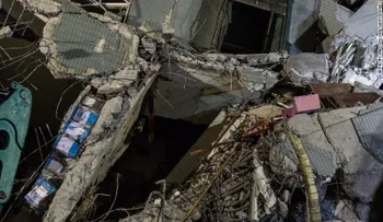 Terremoto en Taiwán: encuentran latas usadas dentro de los muros de rascacielos que colapsó