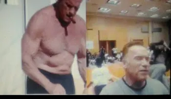Atacan por la espalda a Arnold Schwarzenegger en un evento en Sudáfrica