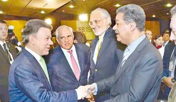 Santos y Leonel conversan sobre derechos humanos