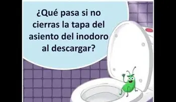 Qué pasa si  no baja la tapa al descargar el inodoro