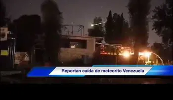 Video 1 del meteorito que cayó en Venezuela