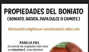 La batata para la piel, la memoria, el colesterol, el cáncer y retardar el envejecimiento