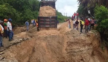 Obras Públicas trabaja en acondicionamiento de estructuras dañadas por lluvias
